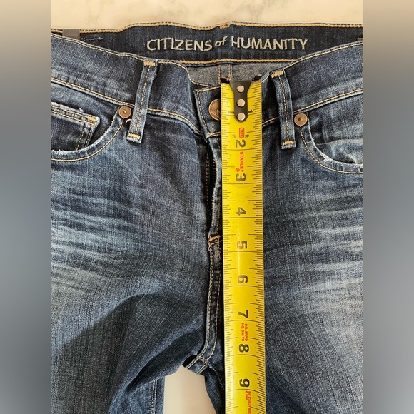 Citizens of Humanity, 26, Dita bootcut slight flare dark wash denim jeans EUC - Picture 3 of 11